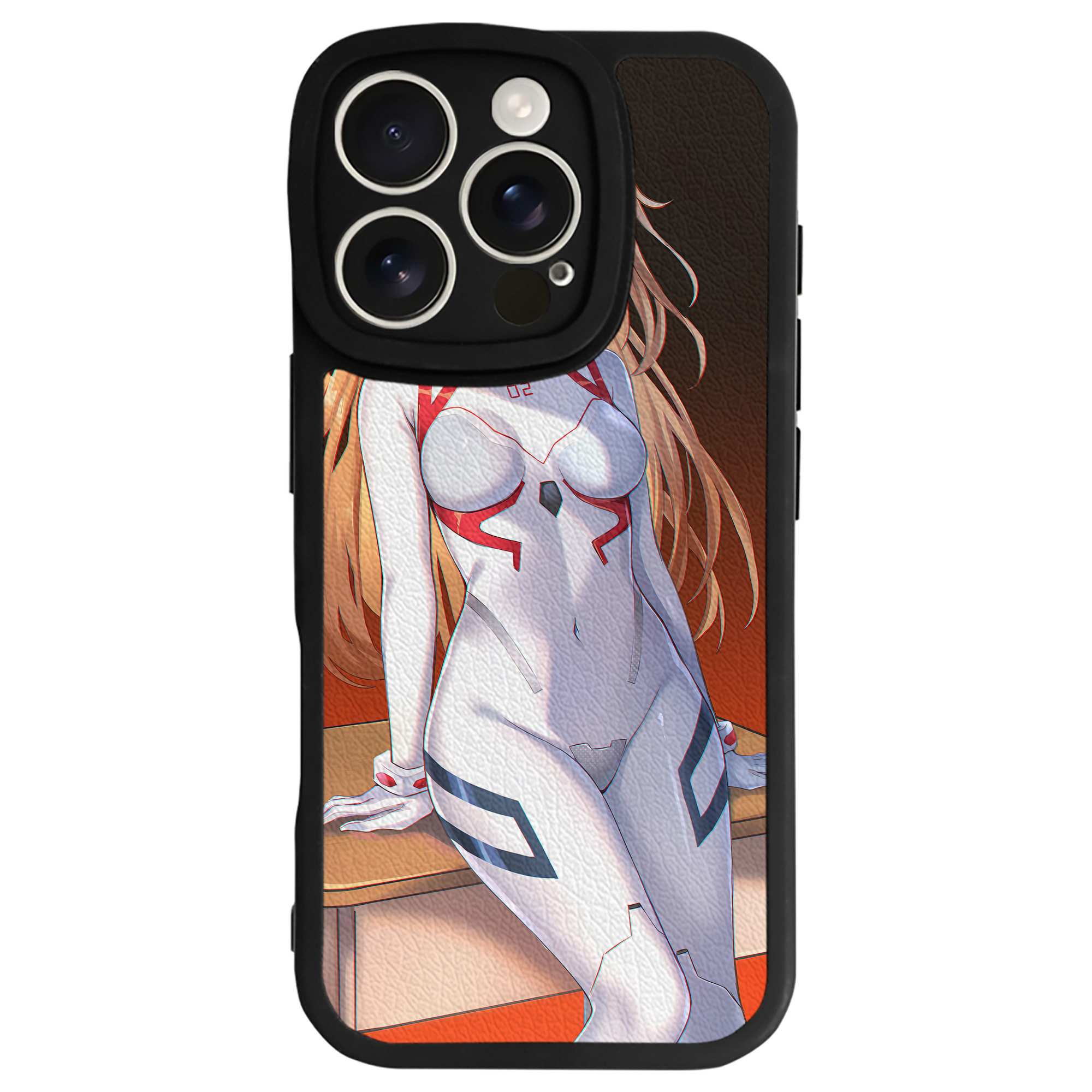 （画像用） EVA 新世紀エヴァンゲリオン 【iPhone 16シリーズ対応】シリコンスマホケース（レザー調） 材質：シリコン